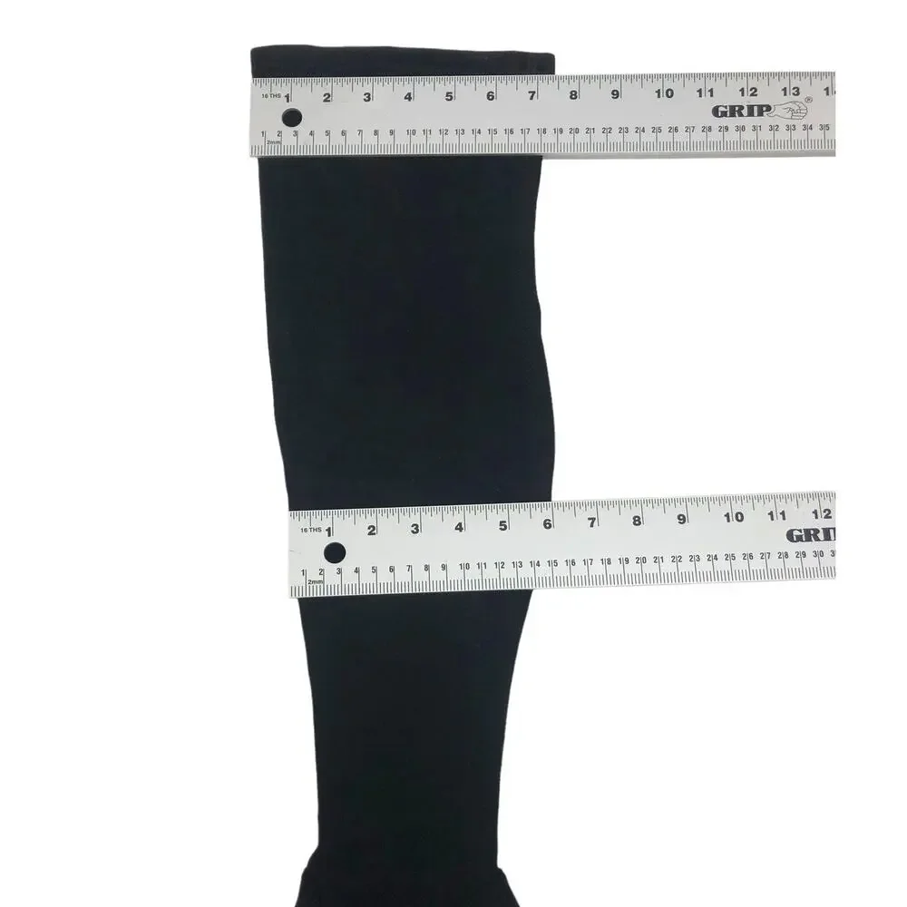 STEVE MADDEN Tava Black Over the Knee Boots 10 Block Heel Suede